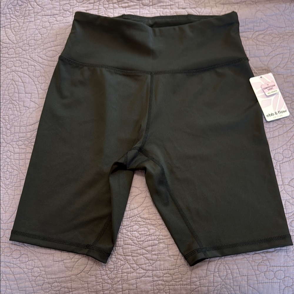 Black Women's High-Waisted Bike Shorts